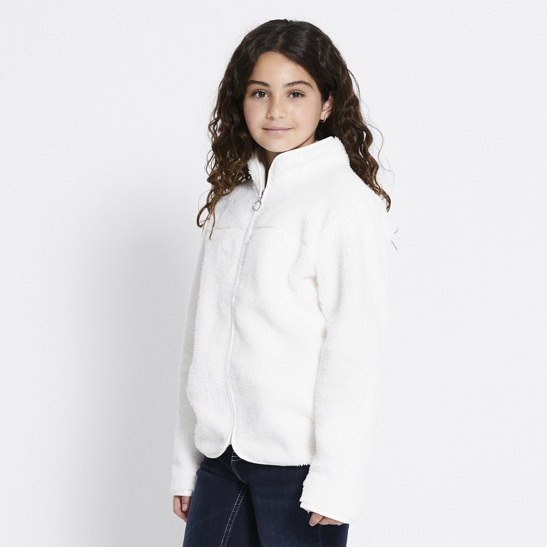 Teddy jacket "Cosy star" White 4